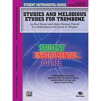 Alfred Student Instrumental Course: Studies and Melodious Etudes for Trombone, Level III