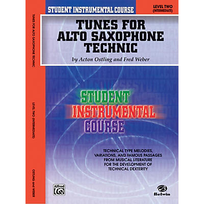 Alfred Student Instrumental Course Tunes for Alto Saxophone Technic Level II Book
