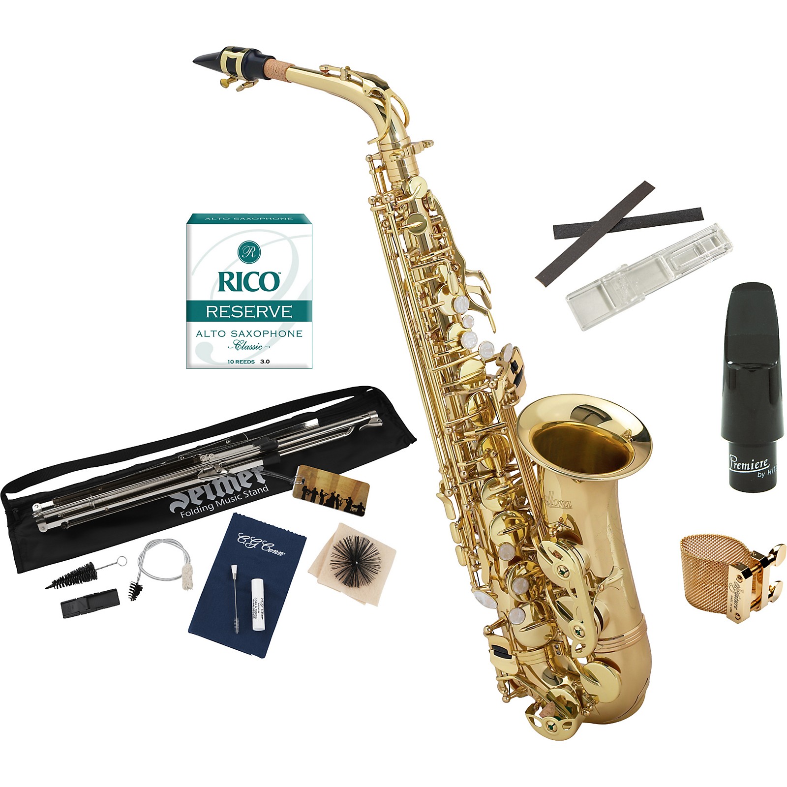 Allora Student Series Alto Saxophone Model AAAS301 with Upgraded
