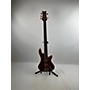 Used Schecter Guitar Research Studio 5 String Electric Bass Guitar Natural