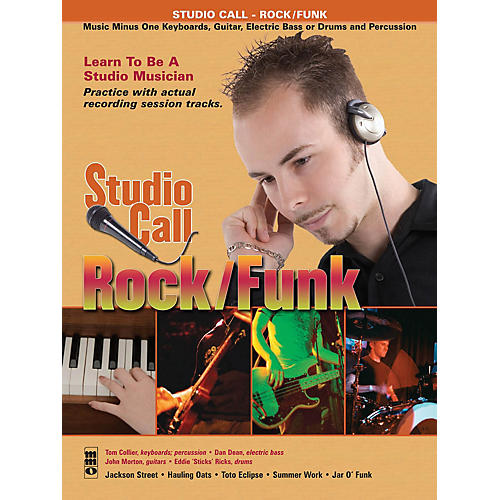 Studio Call: Rock/Funk - Drums (Learn to Be a Studio Musician!) Music Minus One Series Softcover with CD
