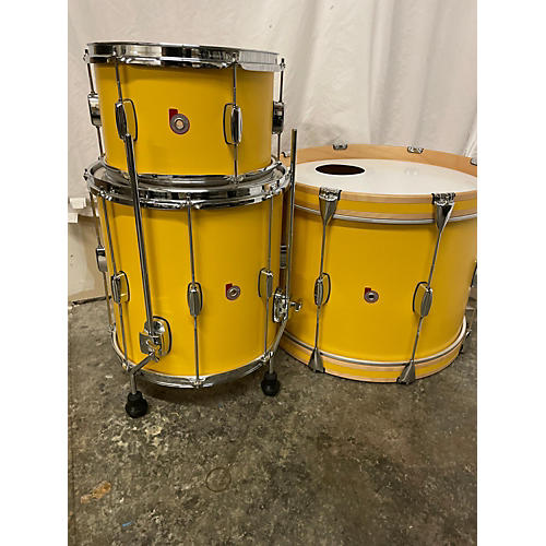 Barton Drums Studio Custom Drum Kit Yellow