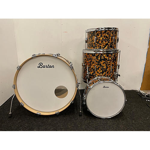 Barton Drums Studio Custom Drum Kit Black Gold