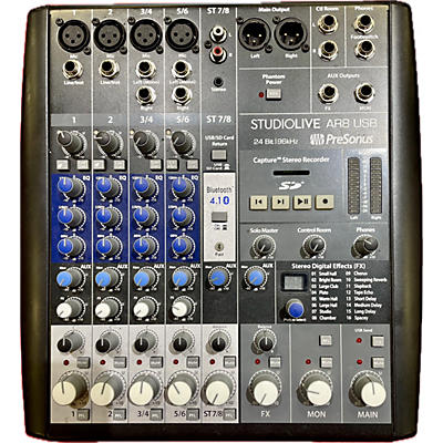 PreSonus Studio Live AR8 USB Powered Mixer