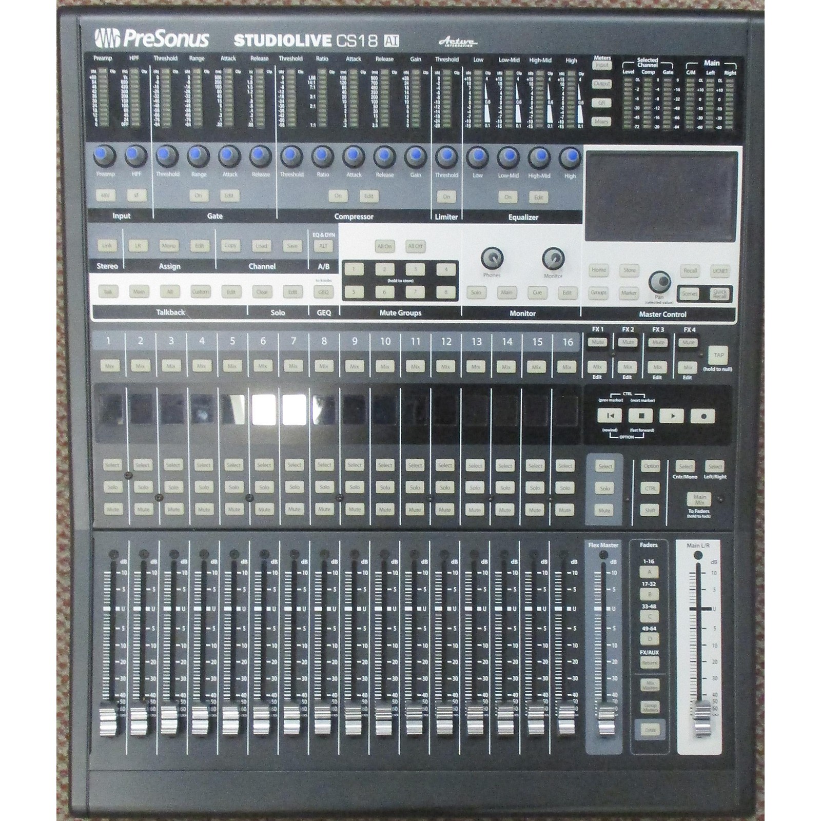 Used Presonus Studio Live CS18AI AVB MultiTrack Recorder Musician's Friend