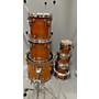 Used Taye Drums Studio Maple Drum Kit Golden Amber Lacquer