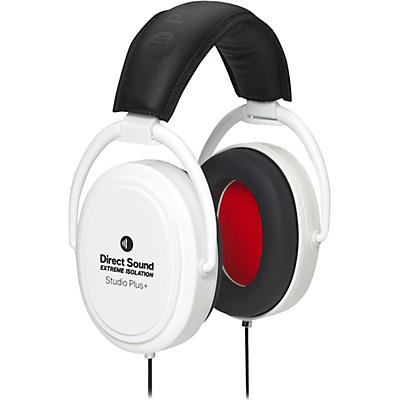 Direct Sound Studio Plus+ Extreme Isolation Studio Monitoring Headphones - White