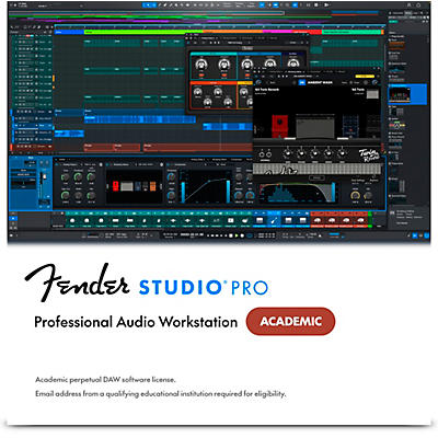Fender Studio Pro 8 DAW Music Production Software - Academic