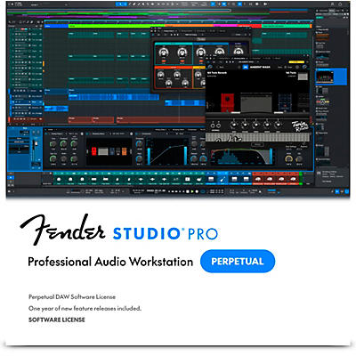 Fender Studio Pro 8 DAW Music Production Software - Perpetual License (Software Download)