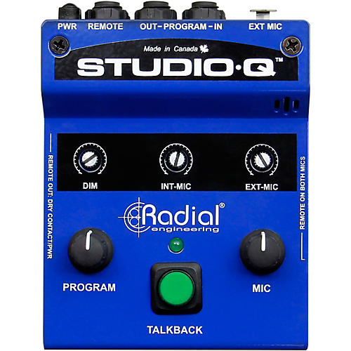 Radial Engineering Studio-Q Desktop Cue & Talkback Controller