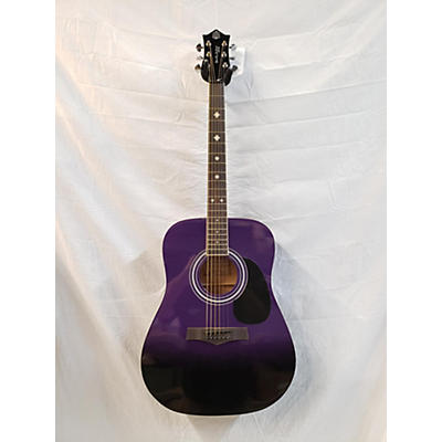 randy jackson purple acoustic guitar