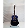 Used Randy Jackson Studio Series Acoustic Guitar Blue