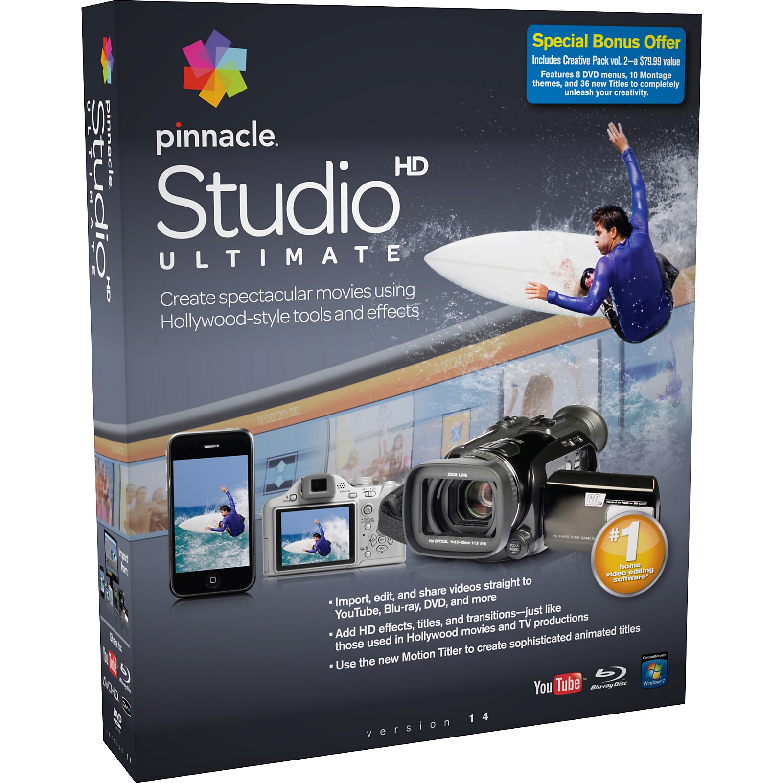 pinnacle studio 20 ultimate cpu at 100