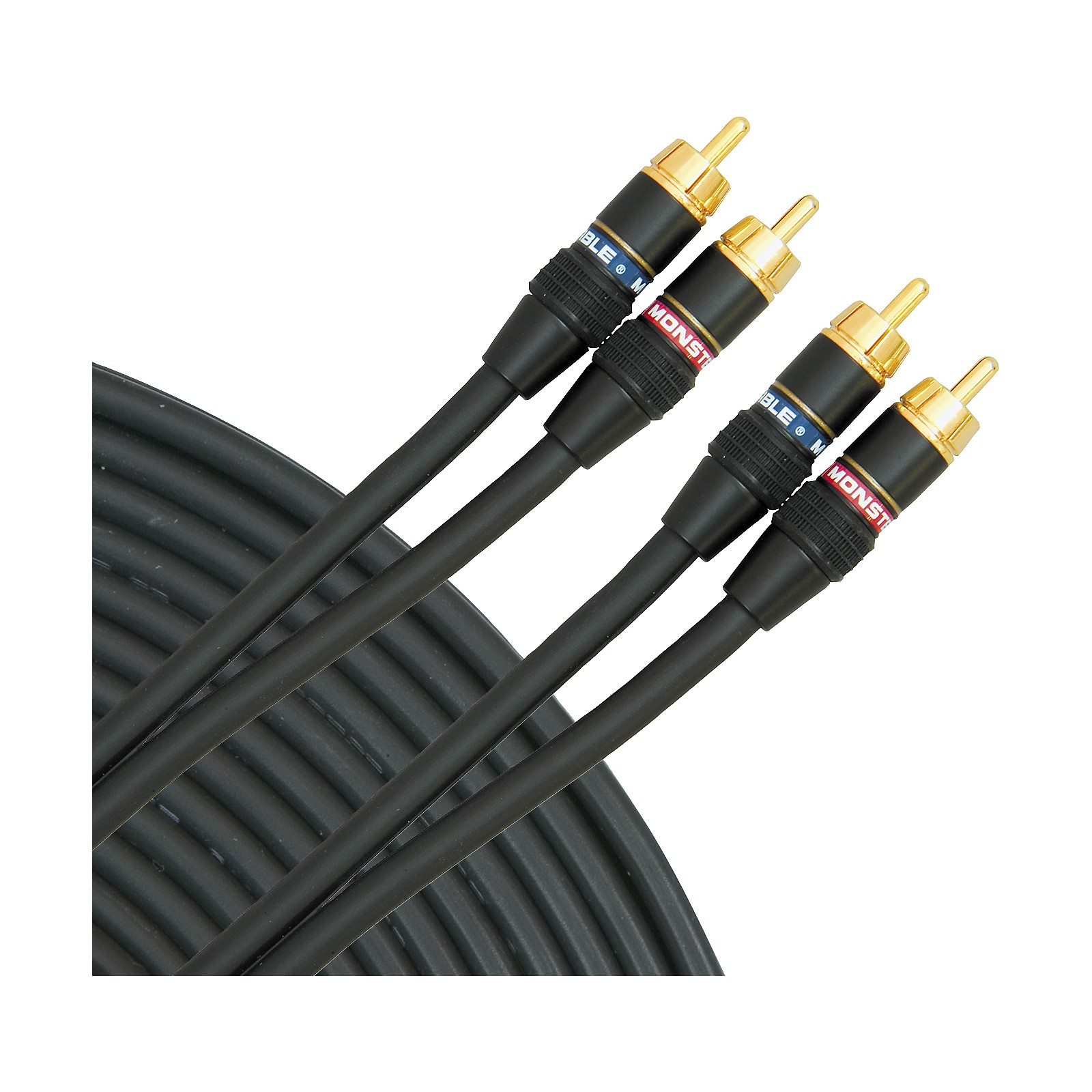 Monster Cable StudioLink RCA to RCA Interconnect Cable Pair Musician