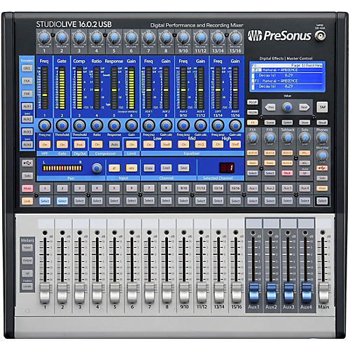 PreSonus StudioLive 16.0.2 USB 16x2 Performance and Recording Digital Mixer Condition 1 - Mint