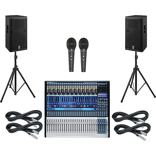 StudioLive 24.4.2 PA Package with Yamaha DSR115 Speakers