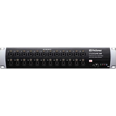 PreSonus StudioLive 24R 24-Channel Rack Mixer With Fender Studio Pro Included
