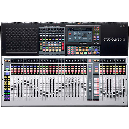 PreSonus StudioLive 64S 64-Channel Mixer With 43 Mix Busses, 33 Motorized Faders and 64x64 USB Interface Condition 1 - Mint