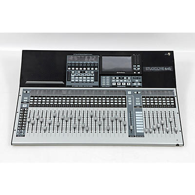 PreSonus StudioLive 64S 64-Channel Mixer With 43 Mix Busses, 33 Motorized Faders and 64x64 USB Interface