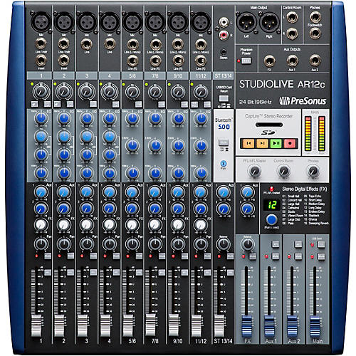 PreSonus StudioLive AR12c 12-Channel Hybrid Digital/Analog Performance Mixer Condition 1 - Mint