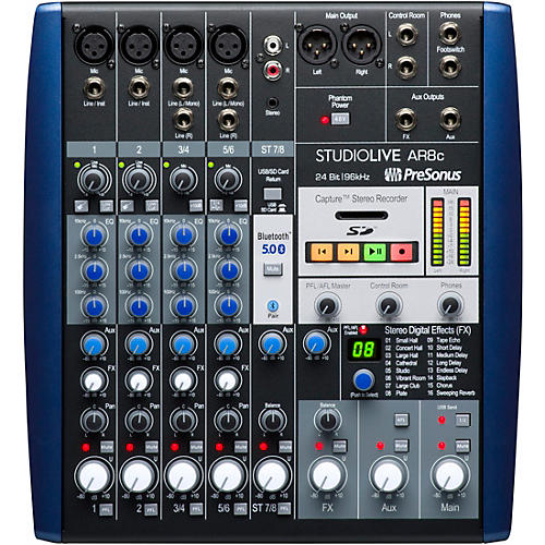 PreSonus StudioLive AR8c 8-Channel Hybrid Digital/Analog Performance Mixer Condition 1 - Mint