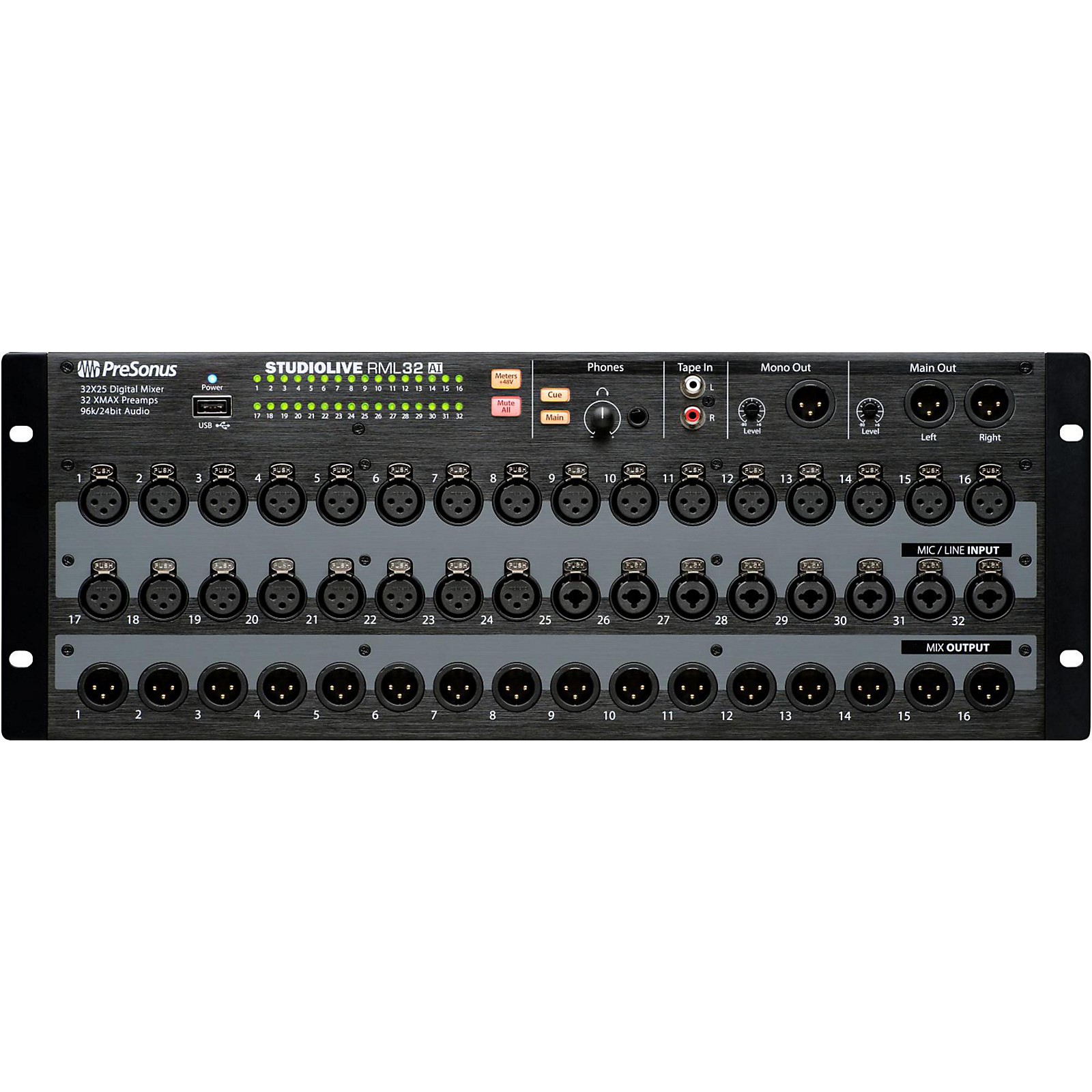 PreSonus StudioLive RML 32AI 32Channel Rackmount Digital Mixer