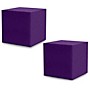 Auralex Studiofoam Bass Trap 12x12x12 inch CornerFill Cubes 2-pack Purple