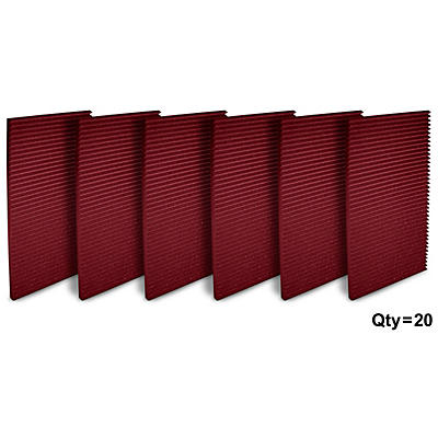 Auralex Studiofoam Wedges 24"x48"x1" Acoustic Panel 20-Pack