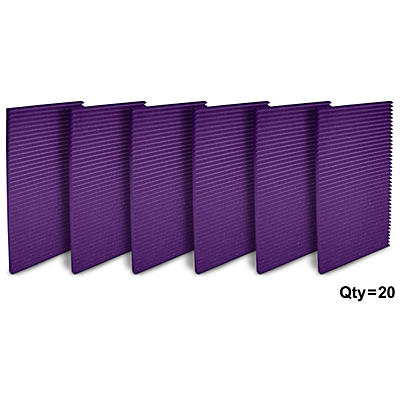 Auralex Studiofoam Wedges 24"x48"x1" Acoustic Panel 20-Pack