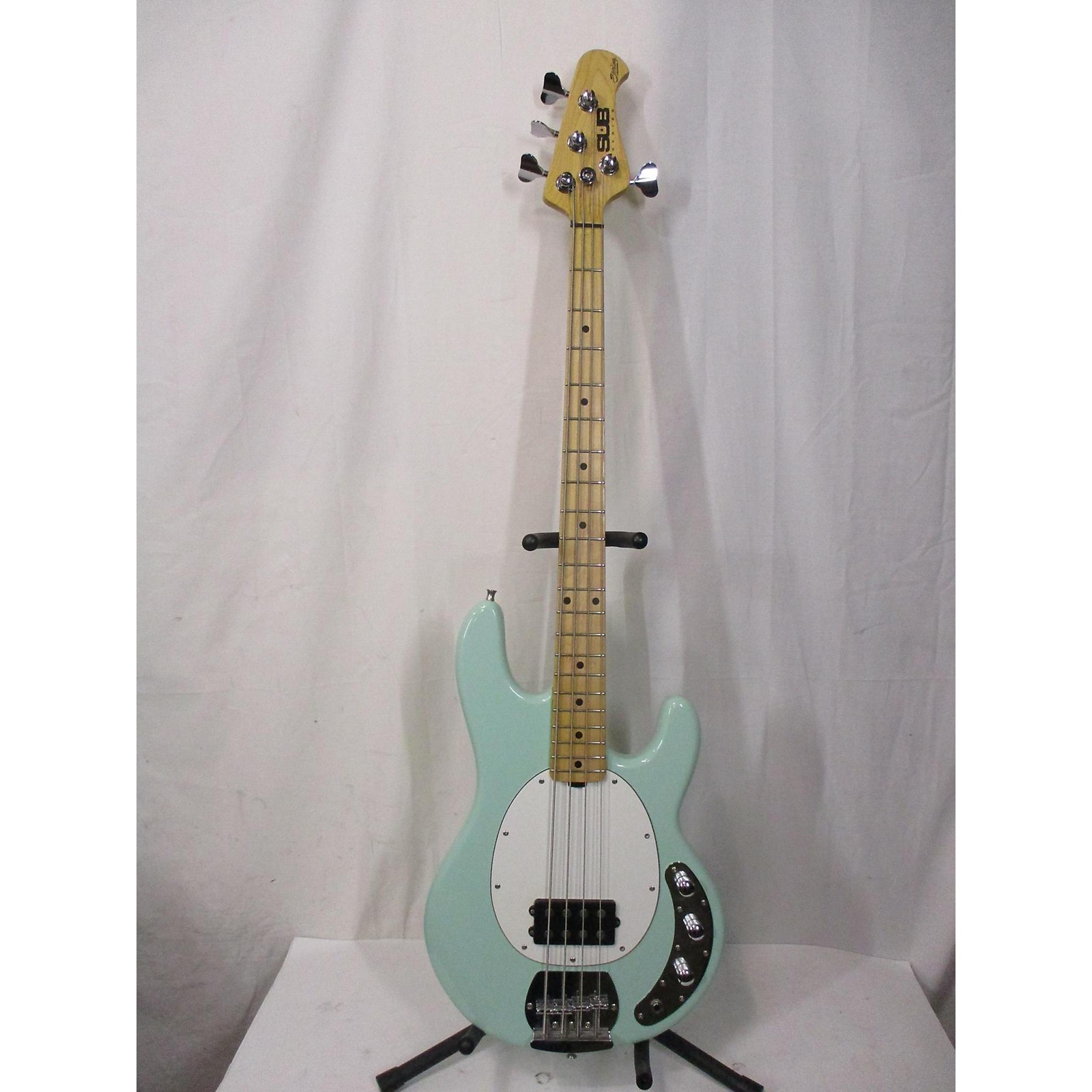 used-sterling-by-music-man-sub-4-electric-bass-guitar-seafoam-green