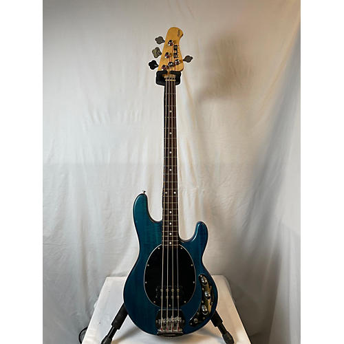 Sterling by Music Man Sub 4 Electric Bass Guitar Trans Blue