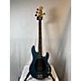 Used Sterling by Music Man Sub 4 Electric Bass Guitar Trans Blue