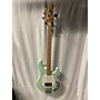 Used Sterling by Music Man Sub 4 Electric Bass Guitar Seafoam Green