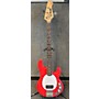 Used Sterling by Music Man Sub 4 Electric Bass Guitar Red