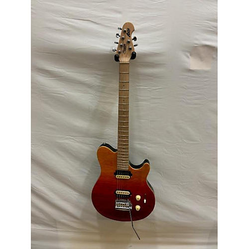 Sterling by Music Man Sub AX3 Axis Solid Body Electric Guitar Faded Cherry