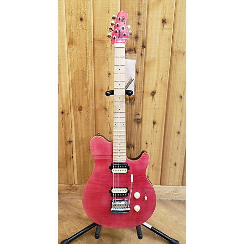 Sterling by Music Man Sub AX3 Axis Solid Body Electric Guitar Pink