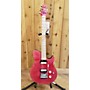 Used Sterling by Music Man Sub AX3 Axis Solid Body Electric Guitar Pink