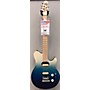 Used Sterling by Music Man Sub AX3 Axis Solid Body Electric Guitar Faded Blue Jean