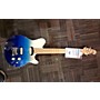 Used Sterling by Music Man Sub AX3 Axis Solid Body Electric Guitar Blue/White