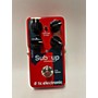 Used TC Electronic Sub N Up Octaver Effect Pedal