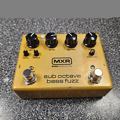 MXR Sub Octave Bass Fuzz Effect Pedal