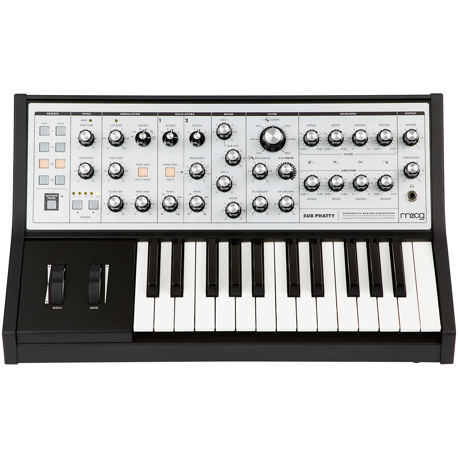 Moog Sub Phatty 25Key Analog Synthesizer Musician's Friend