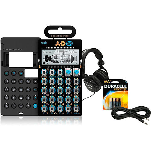 Sub Pocket Operator with Case, Batteries, Headphones and Cable