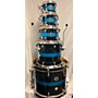 Used CRUSH Sublime Drum Kit Blue to Black Fade