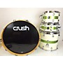 Used Crush Drums & Percussion Sublime Series Drum Kit Cream and green sparkle