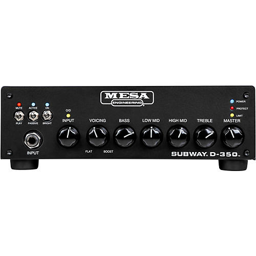 Mesa Boogie Subway D-350 Ultra-Compact Solid State Bass Head Black