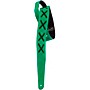 Henry Heller Suede With X's Guitar Strap Green 2 in.