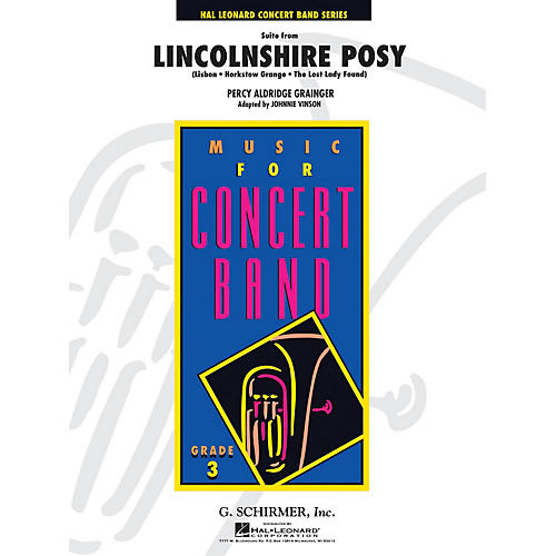 G. Schirmer Suite From Lincolnshire Posy Full Score Concert Band