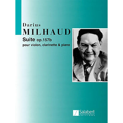 Editions Salabert Suite Op. 157b (Score and Parts) Woodwind Ensemble Series Composed by Darius Milhaud