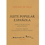 UNION MUSICALE Suite Populaires Espagnole (for Cello and Piano) Music Sales America Series